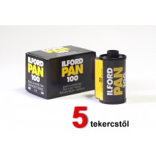 Ilford Pan 100 135-36 fekete-fehér negatív film (5 tekercstől)